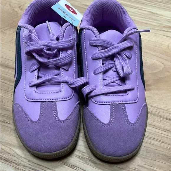 NWT kids Purple and navy Sneakers - Picture 3 of 4